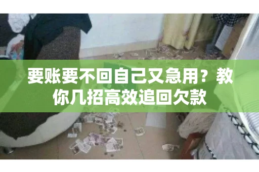 要账要不回自己又急用？教你几招高效追回欠款